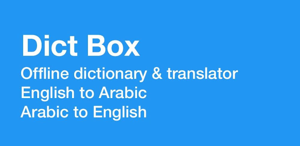 Cover Image of Arabic Dictionary & Translator v8.9.6 MOD APK (Premium Unlocked)