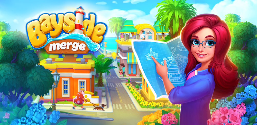 Cover Image of Bayside Merge v1.5.500 MOD APK (Unlimited Money)