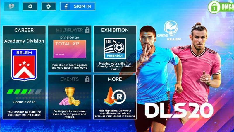 Dream League Soccer 2020 v7.42 APK + MOD (Mega Menu) Download