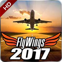 Cover Image of Flight Simulator FlyWings 2017 6.1.0 Apk + Mod + Data for Android