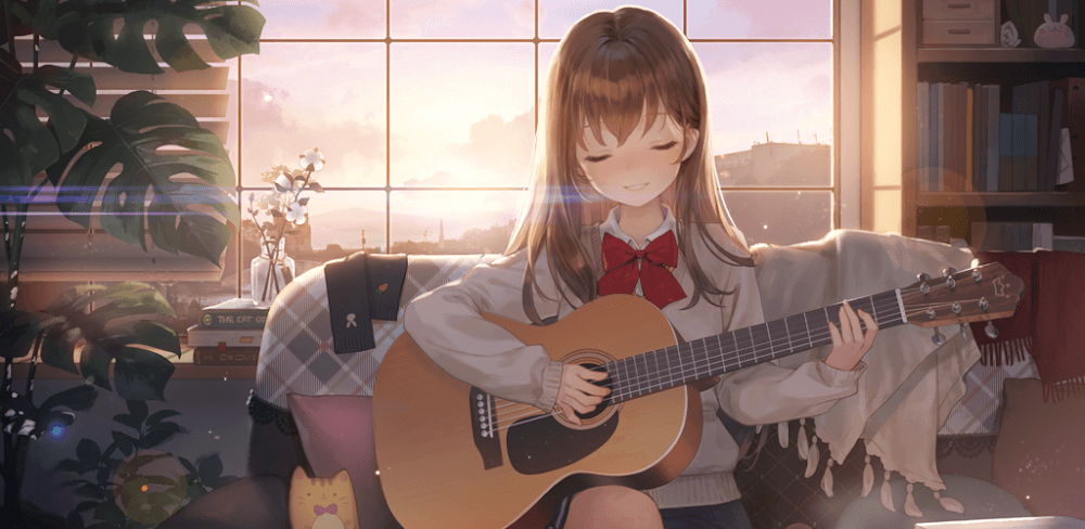 Cover Image of Guitar Girl v6.0.0 MOD APK (Unlimited Love, Fan)