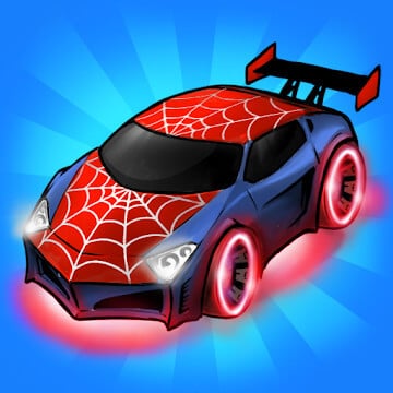 Cover Image of Merge Neon Car v2.7.1 MOD APK (Free Purchase)
