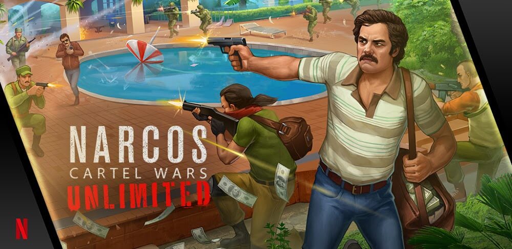 Cover Image of Narcos: Cartel Wars Unlimited v1.01.07 MOD APK (Unlocked)