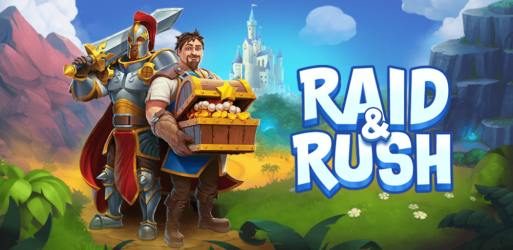 Cover Image of Raid & Rush v2.3.1 MOD APK (Damage, God Mode, Free Rewards)